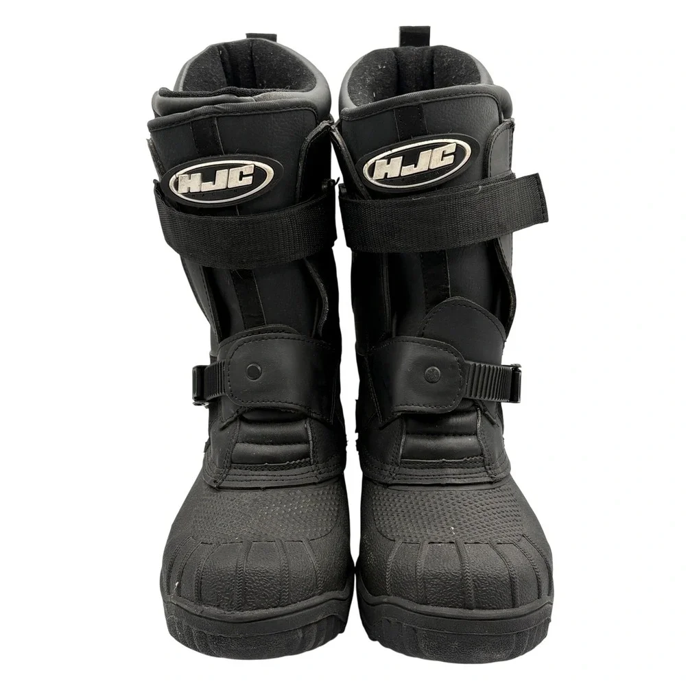 HJC Snowmobile Boots Mens 9 Black Excellent Thinsulate Insulated Waterproof